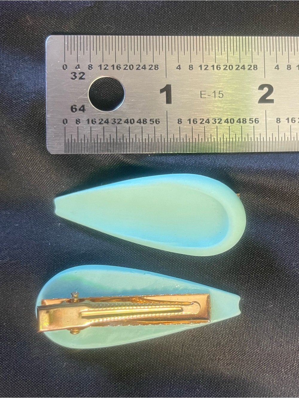 Turquoise ColourPop Barrettes